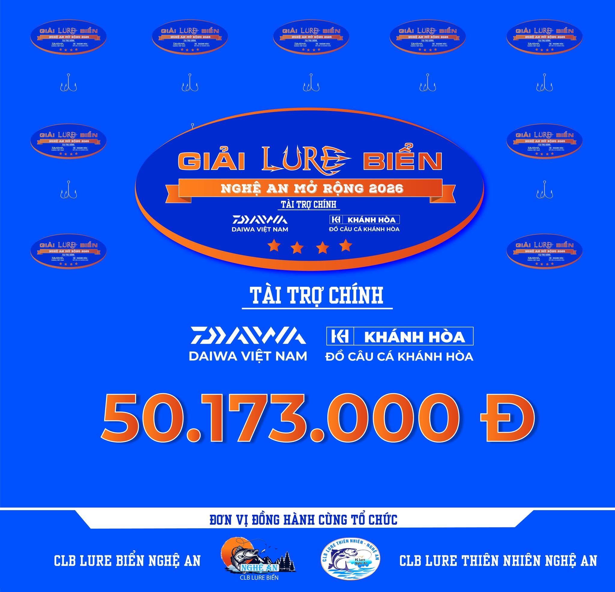 DAIWA VIỆT NAM CÙNG NHÌN LẠI NHỮNG KHOẢNH KHẮC ĐÁNG NHỚ TẠI GIẢI LURE BIỂN NGHỆ AN MỞ RỘNG TOÀN QUỐC 2026